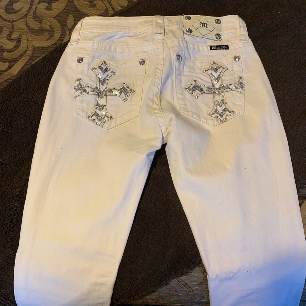 Miss me white jeans